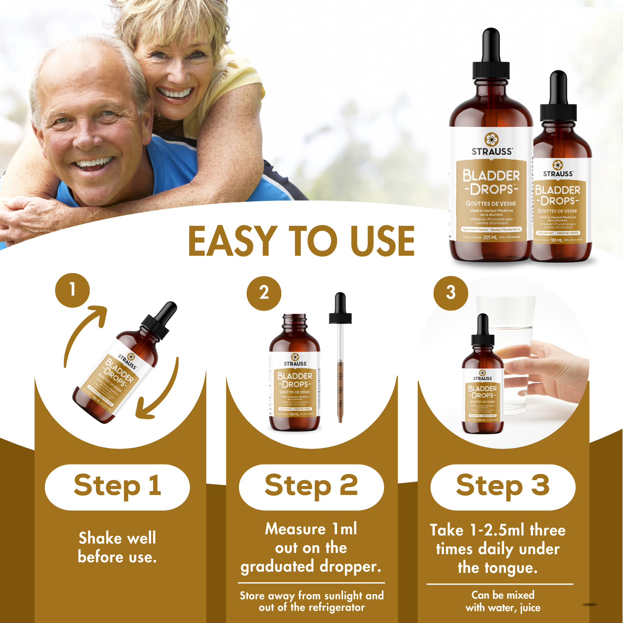 Bladder Drops™ Bladder - Urinary tract infections and Diuretic Support