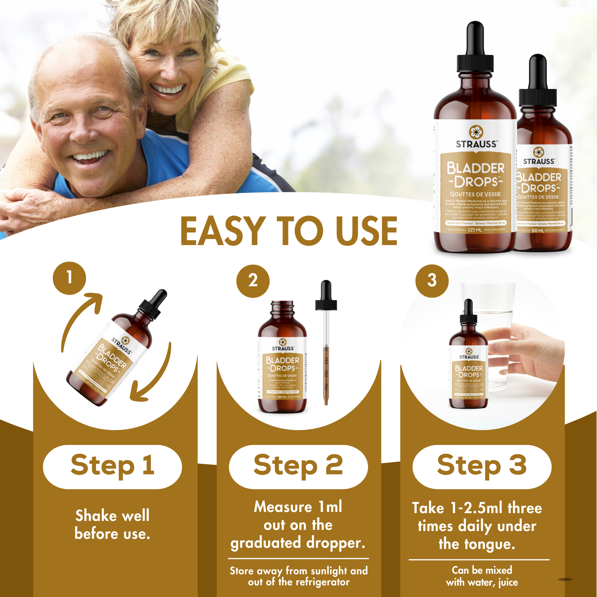 Bladder Drops™ Bladder - Urinary tract infections and Diuretic Support