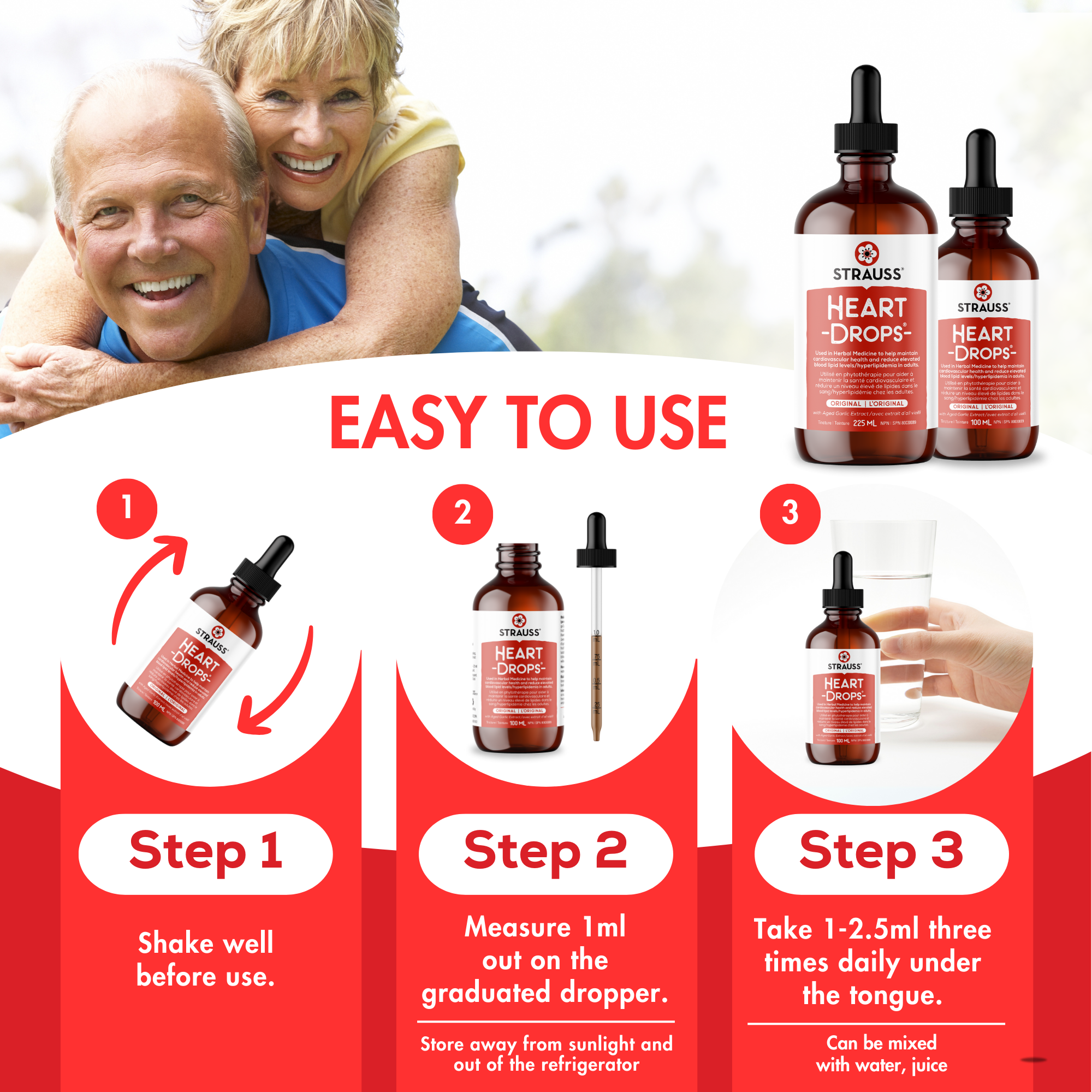 Strauss Heartdrops® - Herbal Heart Supplements