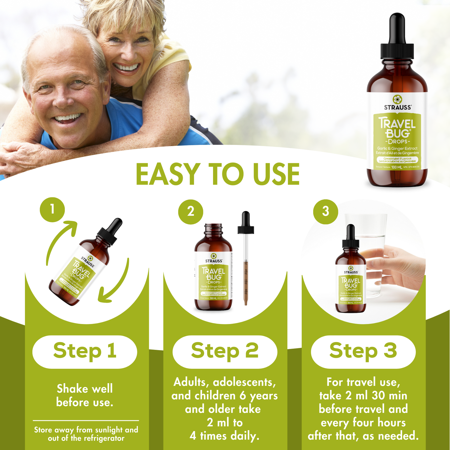 Travel Bug® Drops – Garlic and Ginger Extract