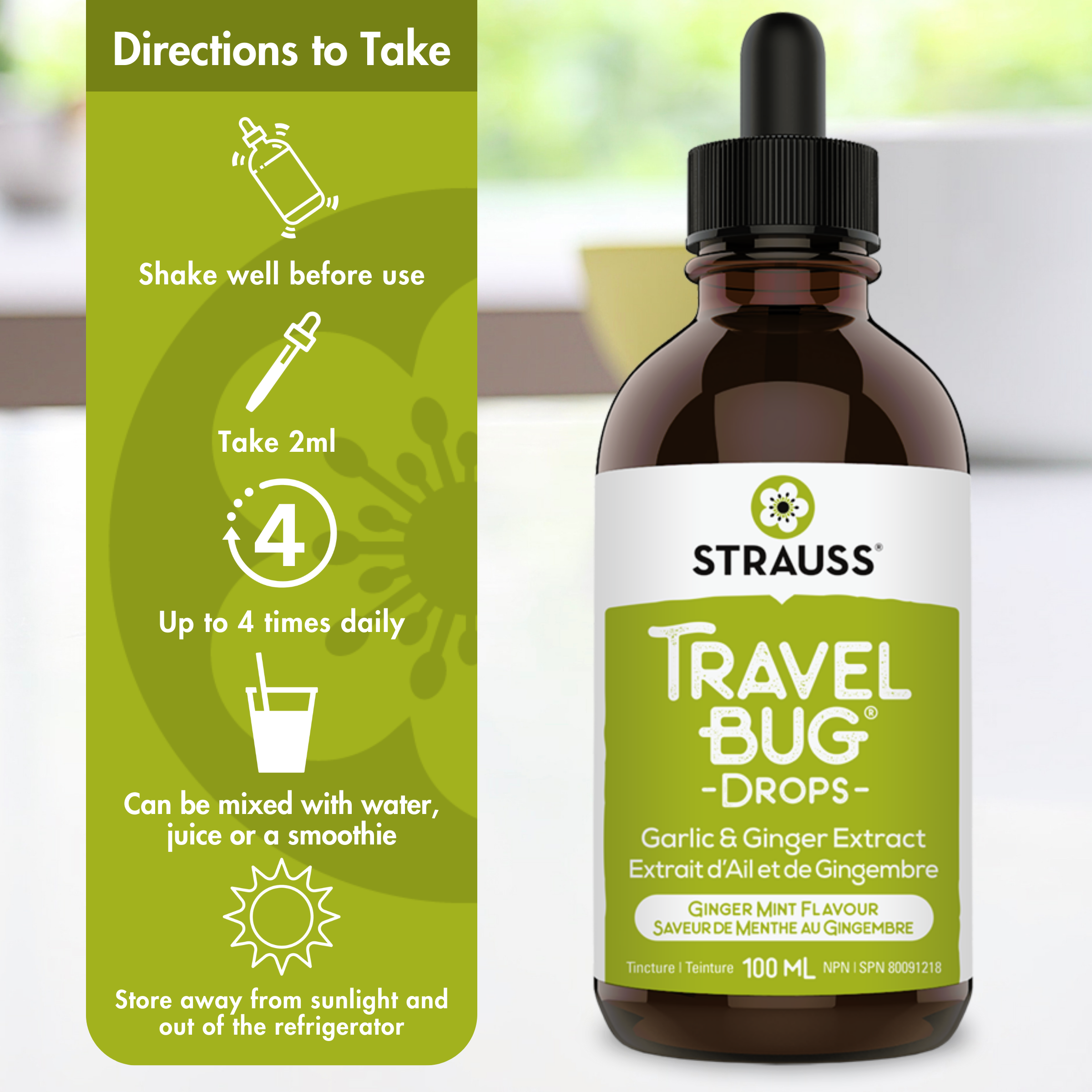 Travel Bug® Drops – Garlic and Ginger Extract
