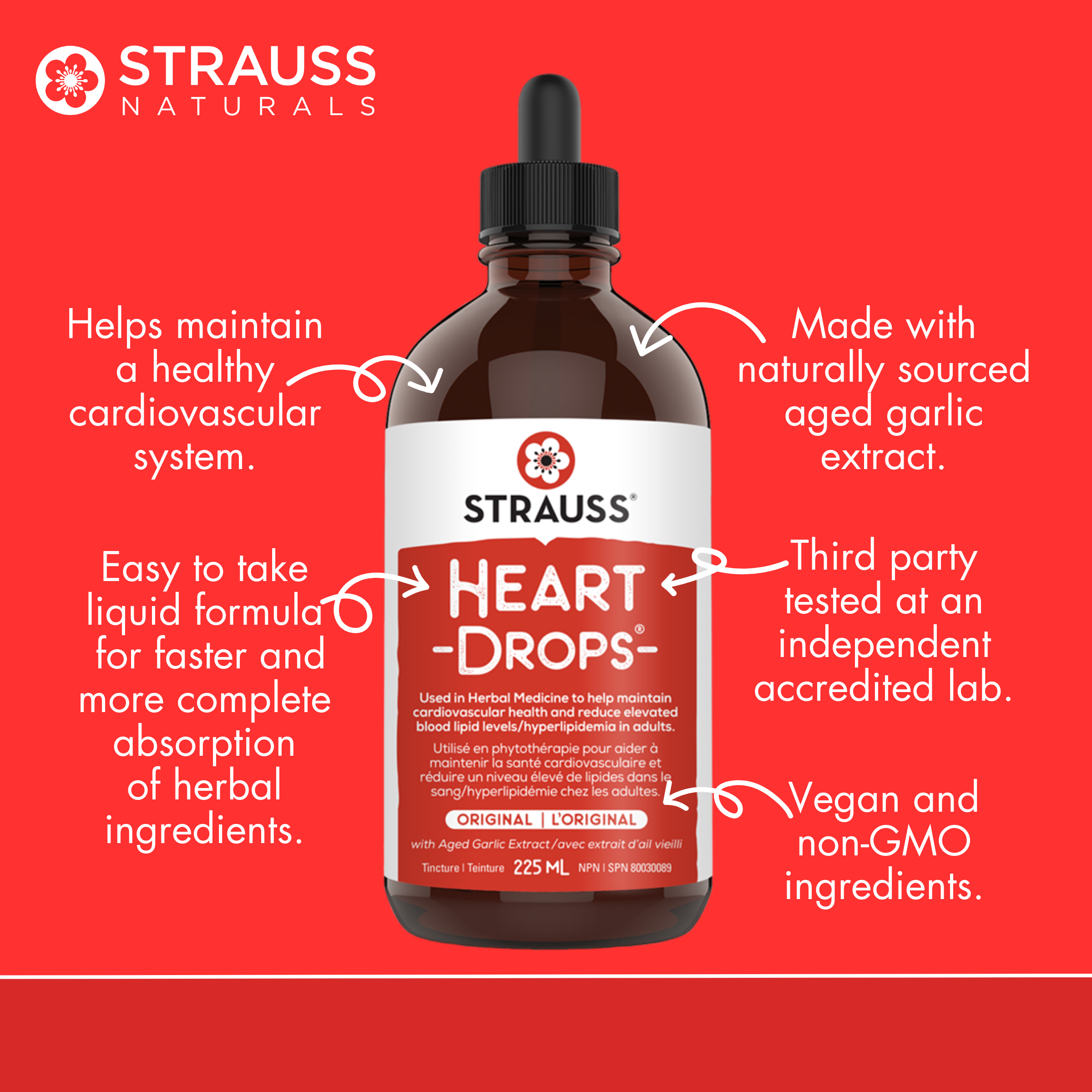 Strauss Heartdrops® - Herbal Heart Supplements – Strauss Naturals Canada
