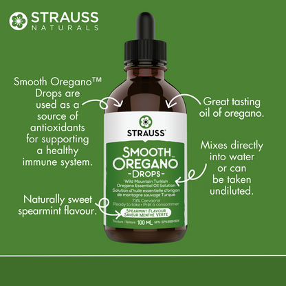 Smooth Oregano™ Drops - Oregano Essential Oil Solution
