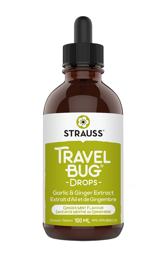 Gouttes Travel Bug® – Extrait d’ail et de gingembre